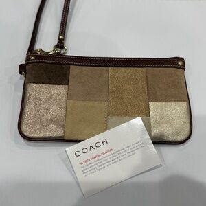 Coach Patchwork Wristlet